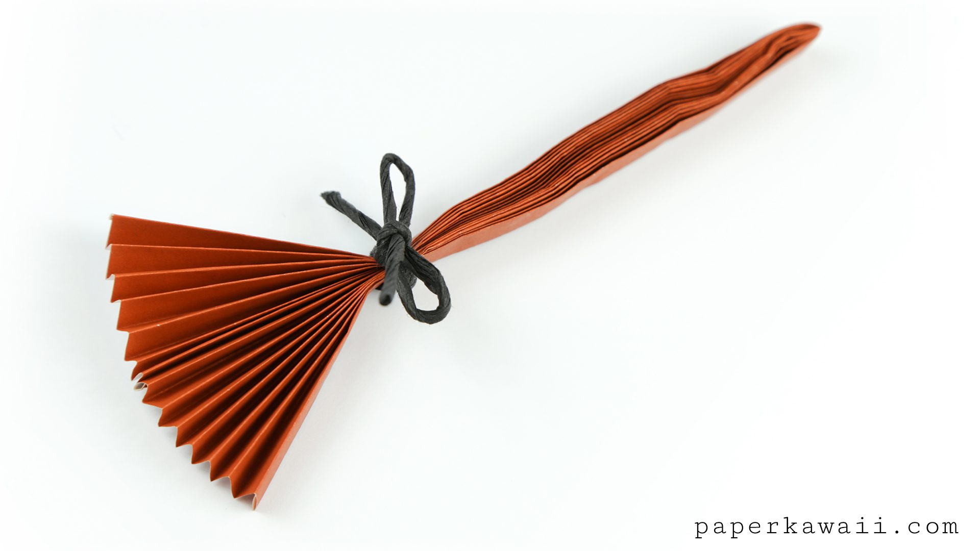 Easy Origami Broomstick Tutorial For Halloween!