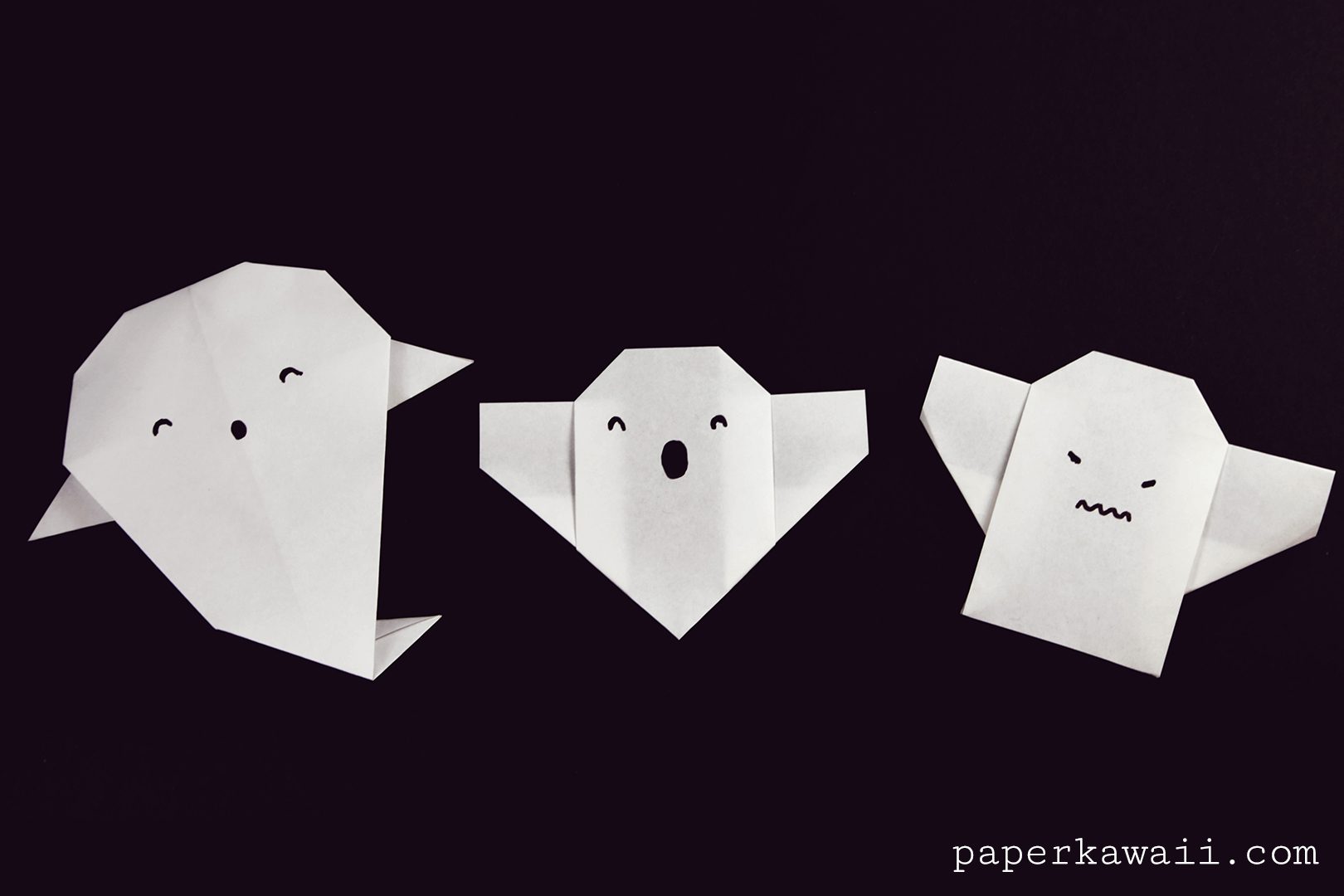 Easy Origami Ghost Tutorial