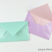 Origami Envelope Tutorial Paper Kawaii 03
