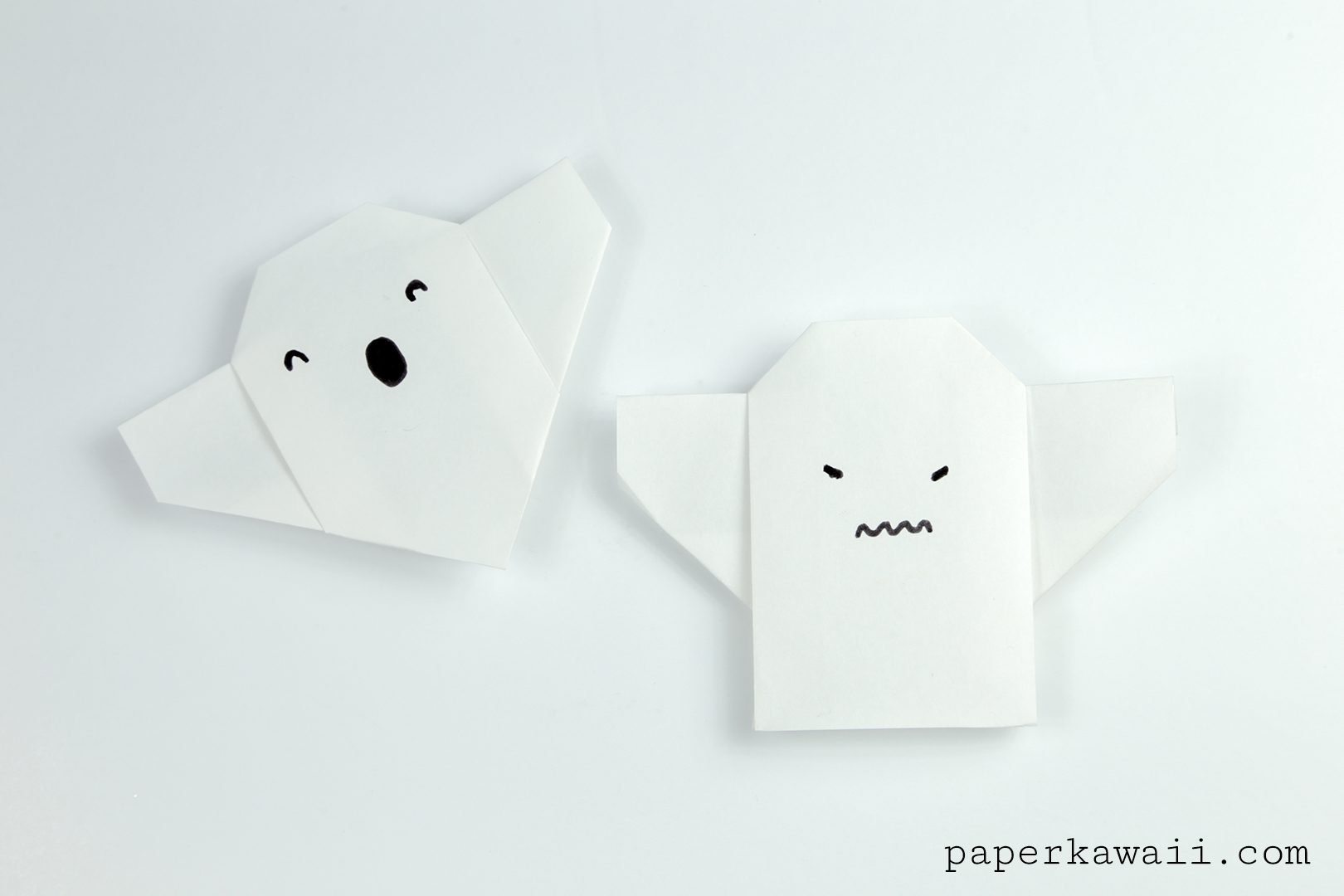 Easy Origami Ghost Tutorial