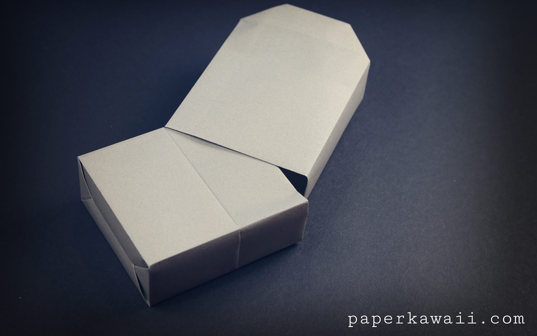 Origami Grave Stone Box - Halloween Origami