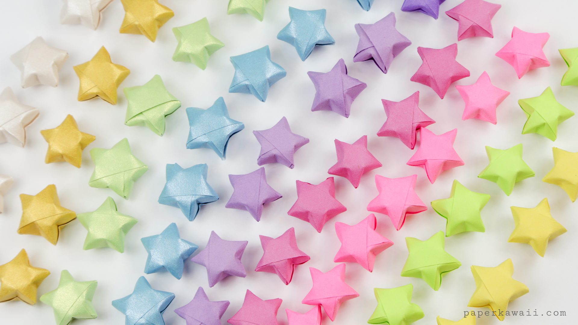 Origami Lucky Star (puffy Star) : 3 Steps (with Pictures