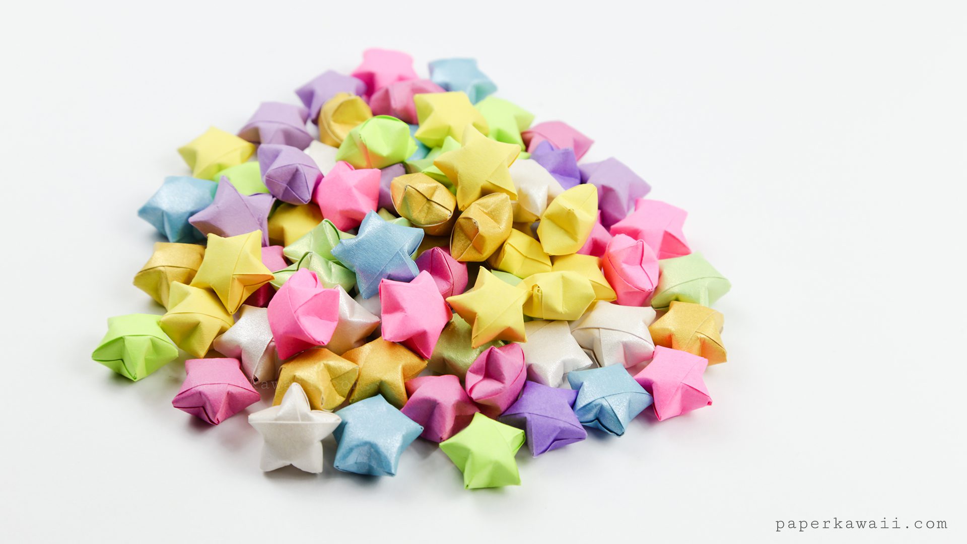 Origami Lucky Stars Tutorial - Easy & Fun!