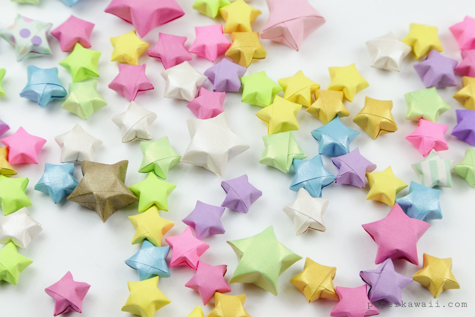 How To Make Origami Lucky Stars — Gathering Beauty