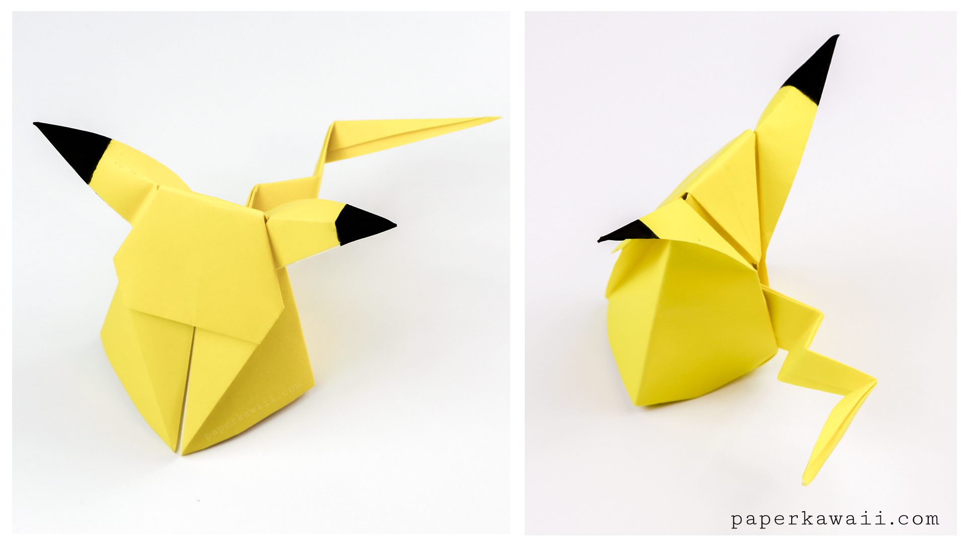 Origami Pikachu Tutorial Paper Kawaii 01 1