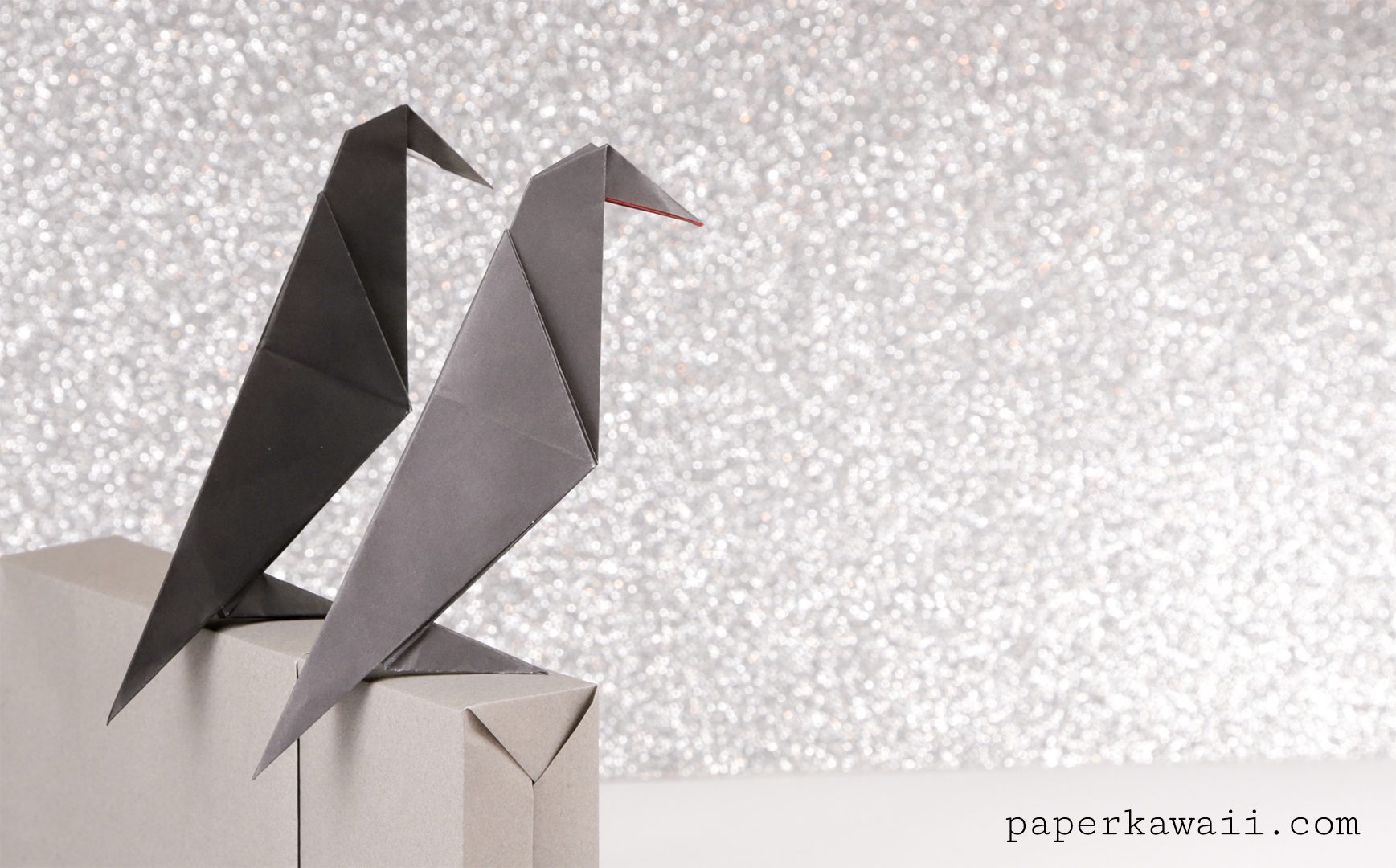 Easy Origami Crow Tutorial