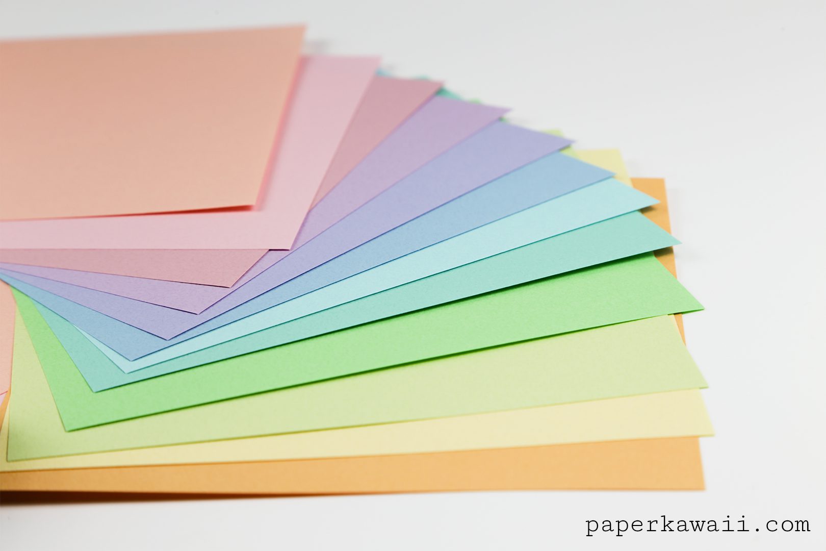 Tant pastel origami paper pack