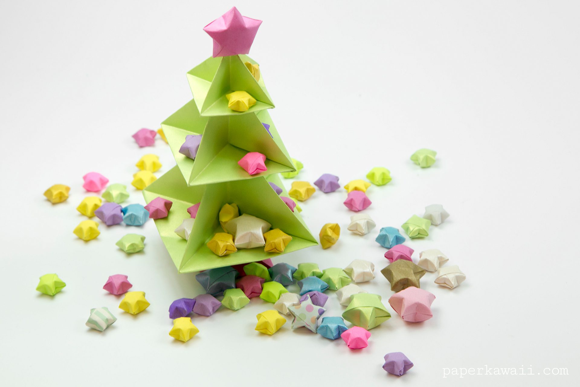 Origami Christmas Tree Tutorial