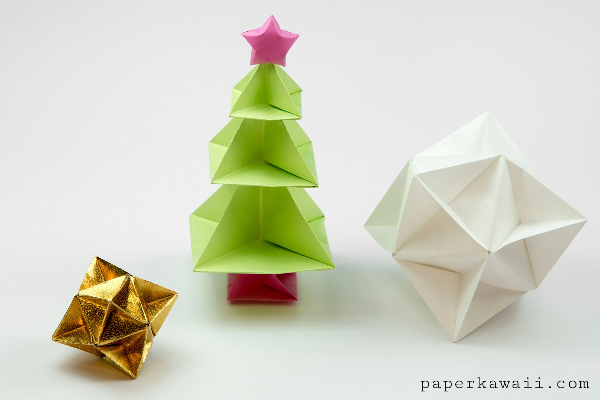 Origami Christmas Tree Tutorial