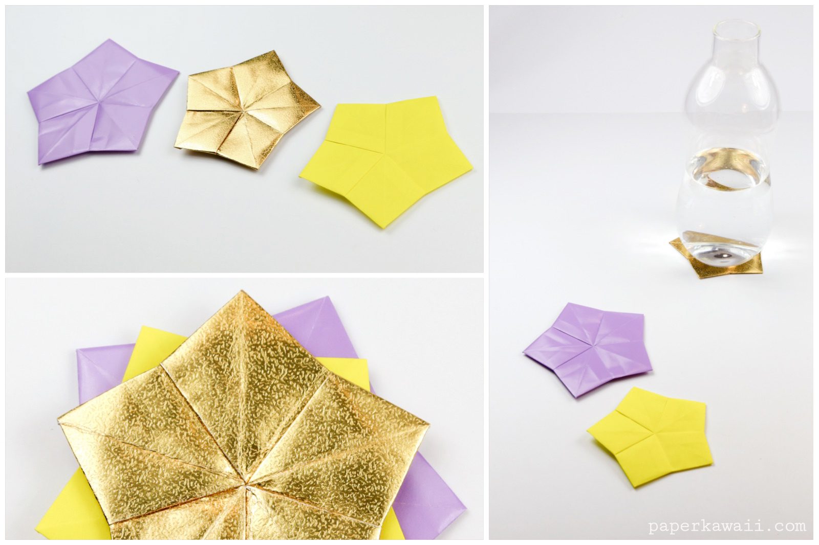 5 Point Origami Star Coaster / Tato Tutorial