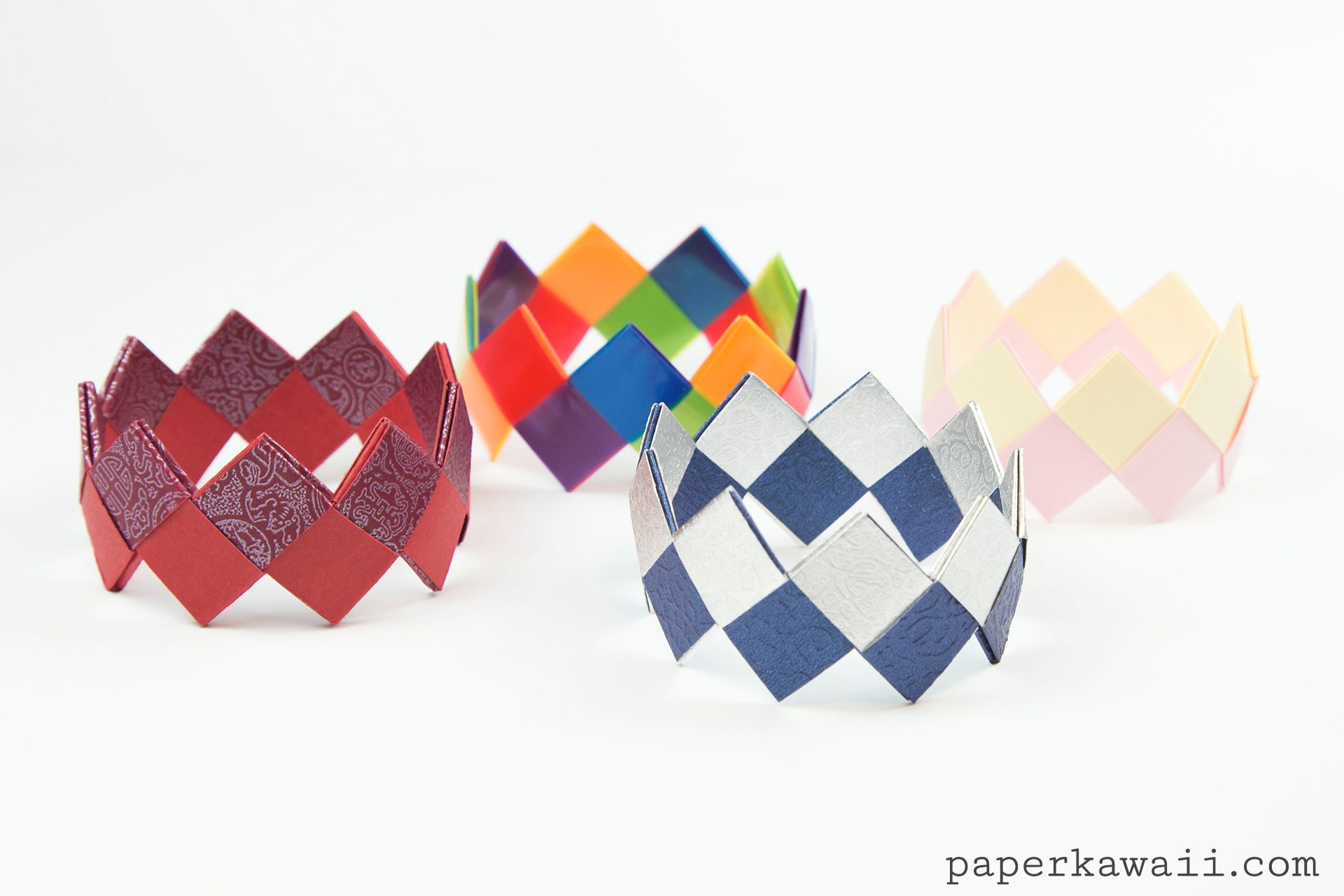 Modular Origami Bracelet Tutorial - Easy & Pretty!