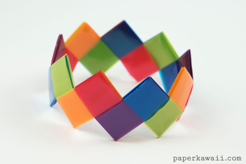 Modular Origami Bracelet Tutorial - Easy & Pretty!