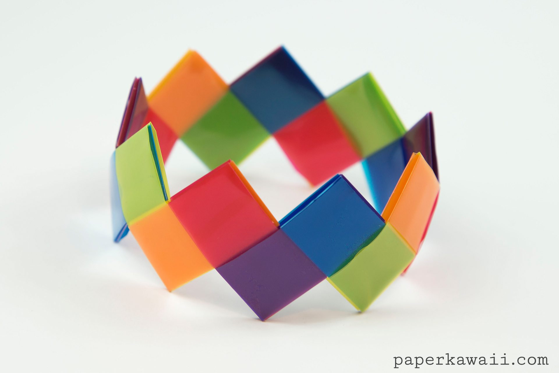 Modular Origami Bracelet Tutorial - Easy & Pretty!