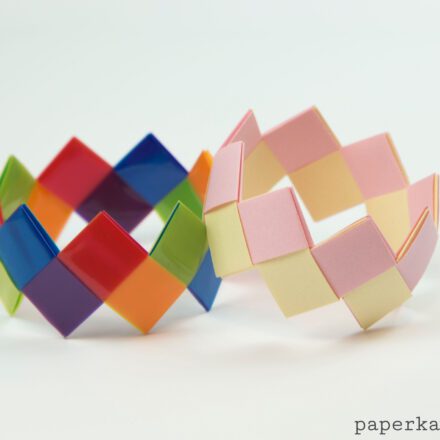 Modular Origami Bracelet Tutorial - Easy & Pretty!