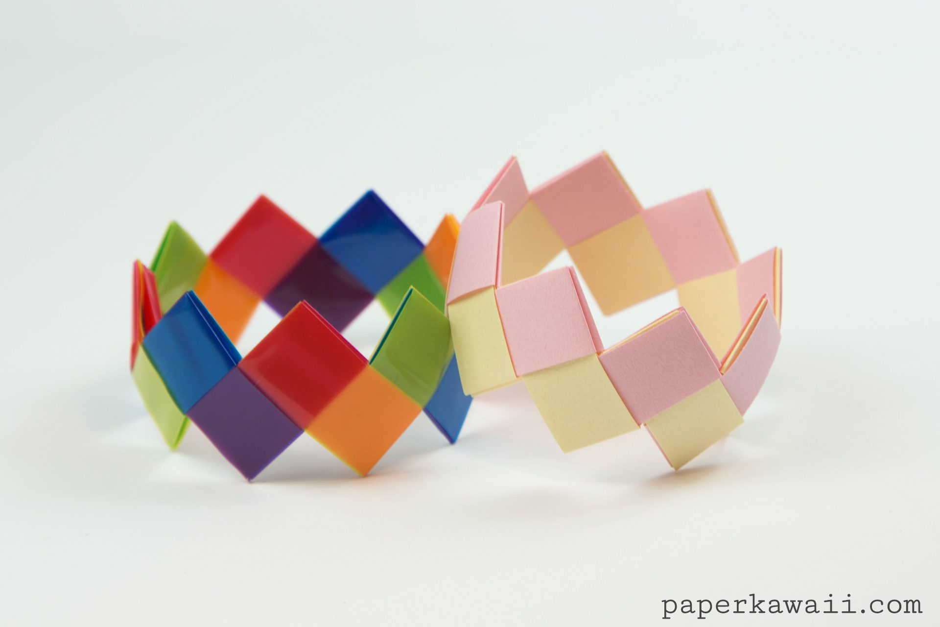 Modular Origami Bracelet Tutorial - Easy & Pretty!