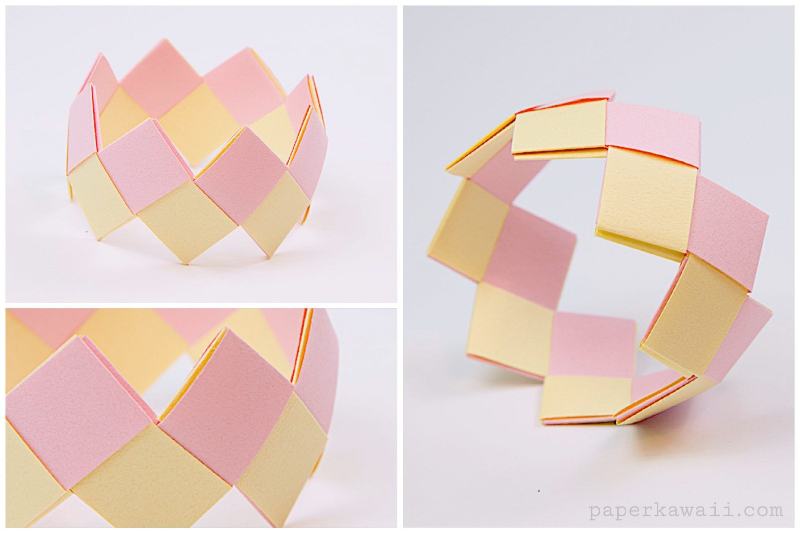 Modular Origami Bracelet Tutorial - Easy & Pretty!