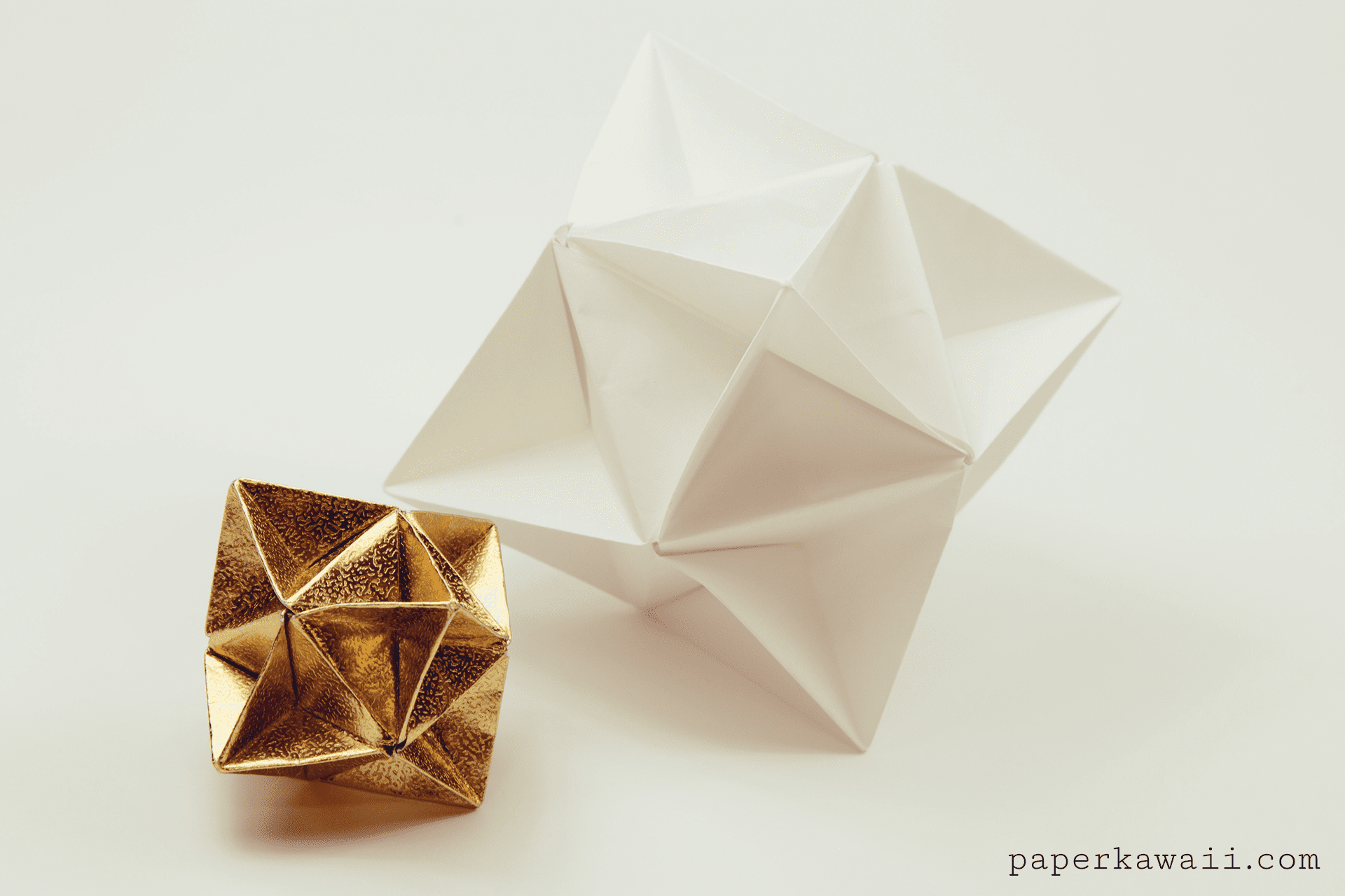 Origami Cube Star Christmas Decoration Tutorial