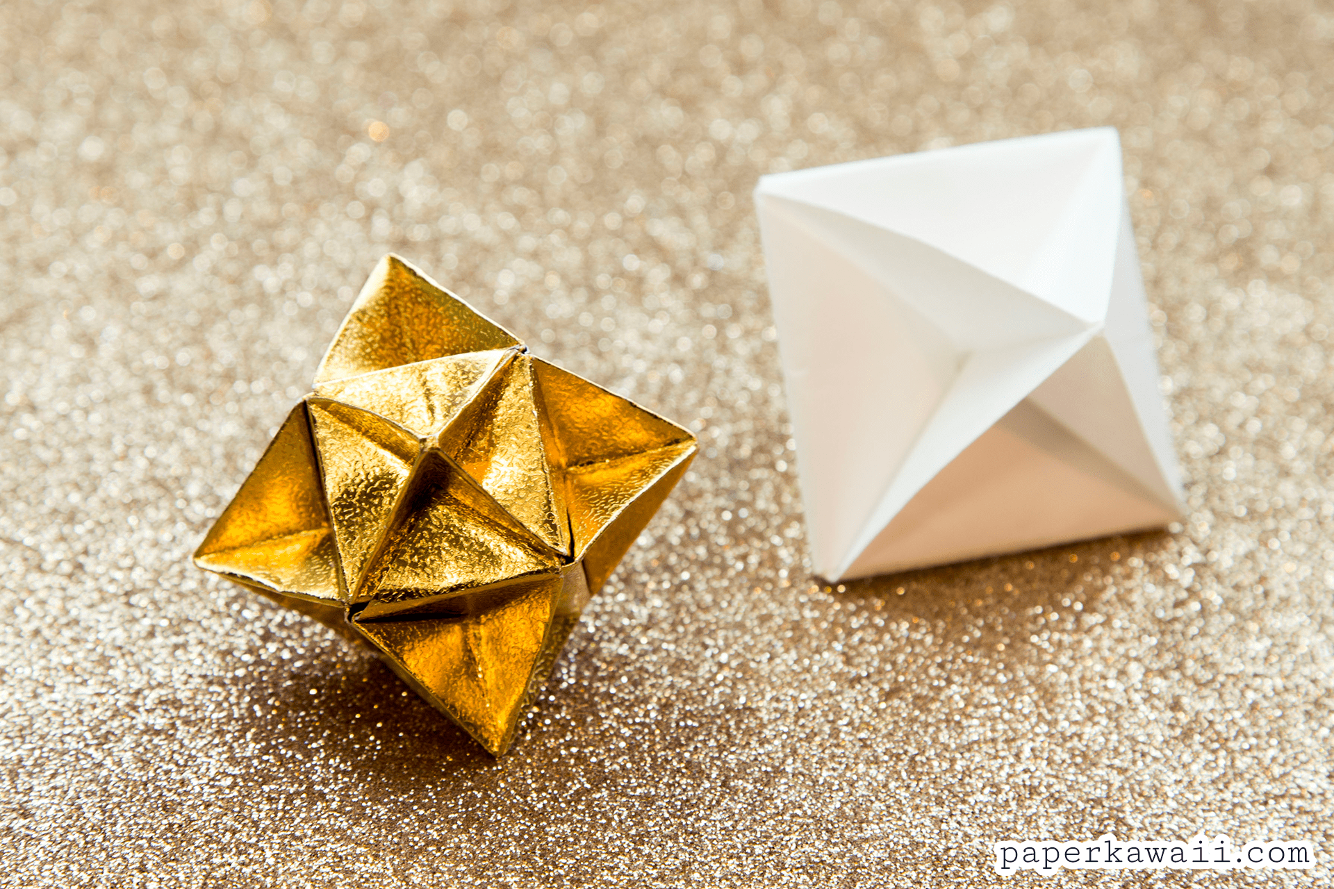 Origami Cube Star Christmas Decoration Tutorial