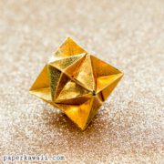 Origami Cube Star Christmas Decoration Tutorial
