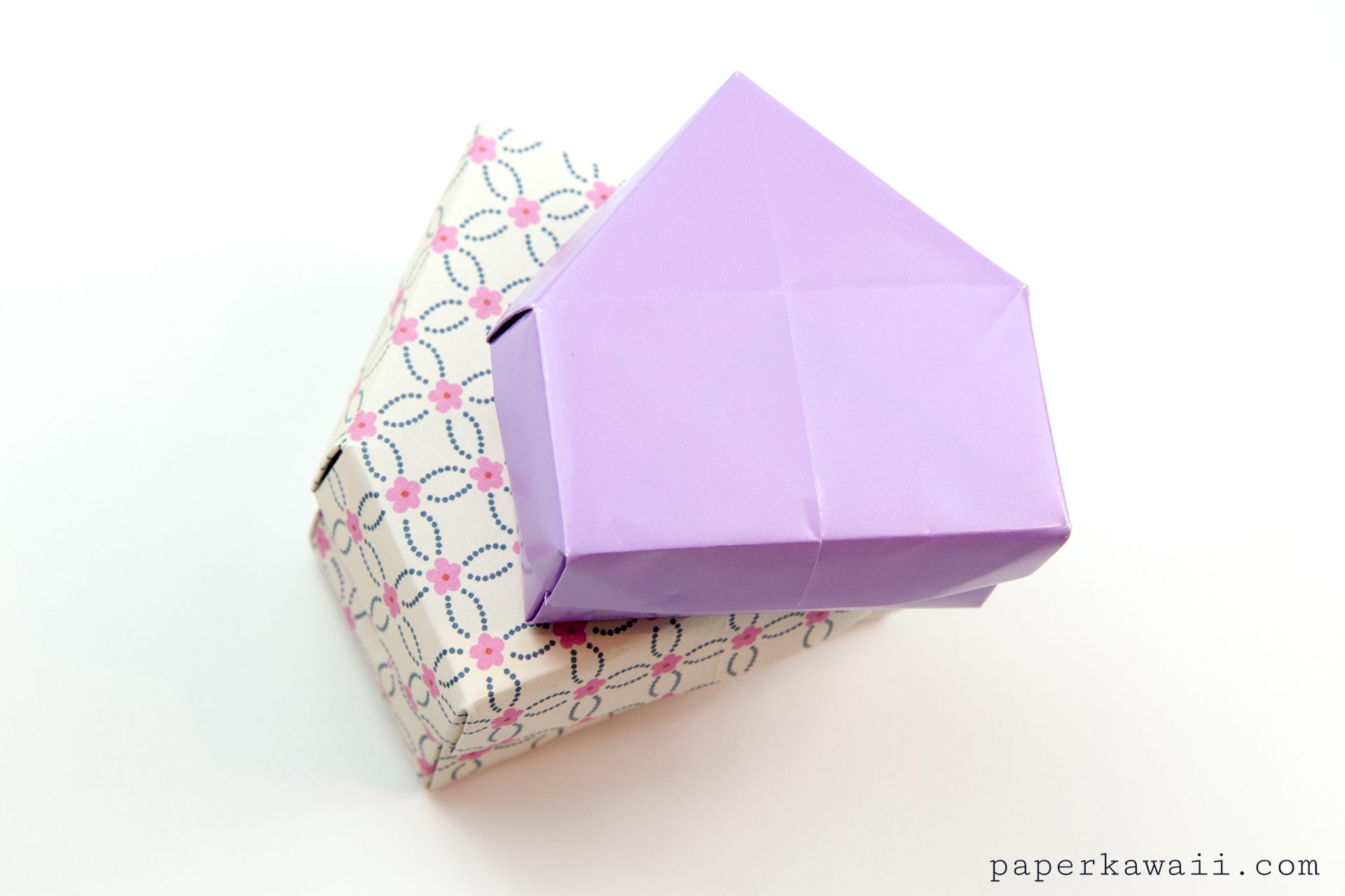Origami House Box Tutorial - Cute Gift Box