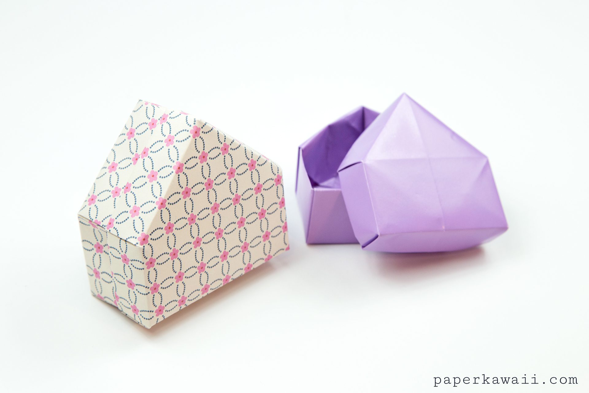 Easy Origami Masu Box Tutorial - Easiest Method - Paper Kawaii 