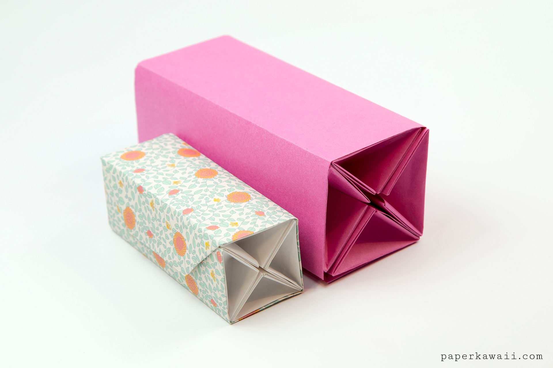 Origami Accordion Box Tutorial - DIY Roll Up Box