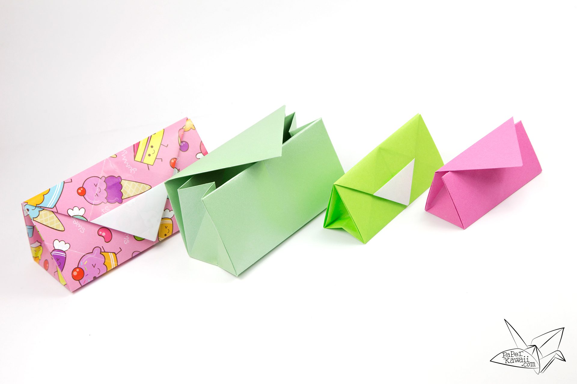 Origami Clutch Bag / Purse Tutorial - Paper Kawaii