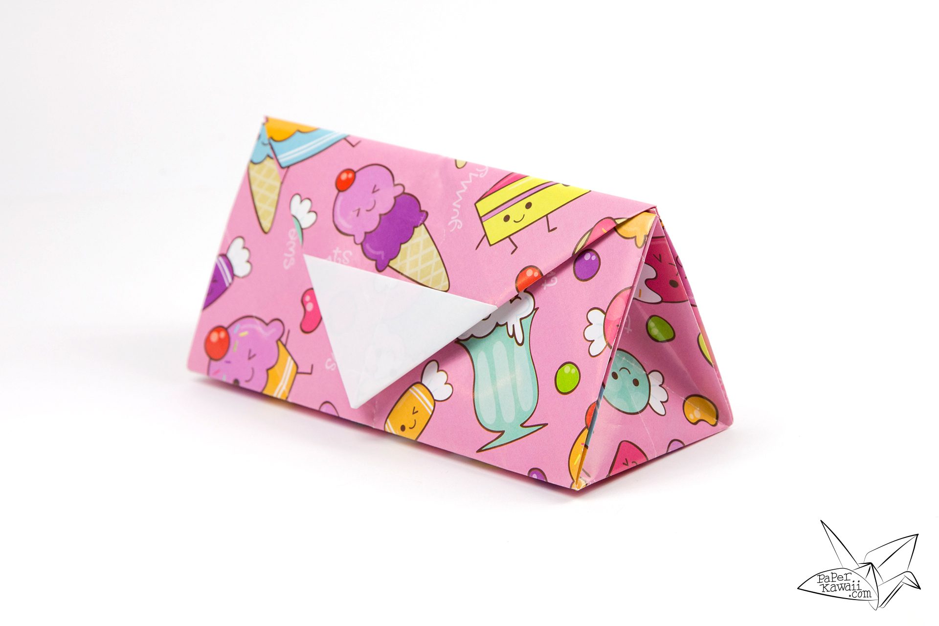 Origami Clutch Bag / Purse Tutorial - Paper Kawaii