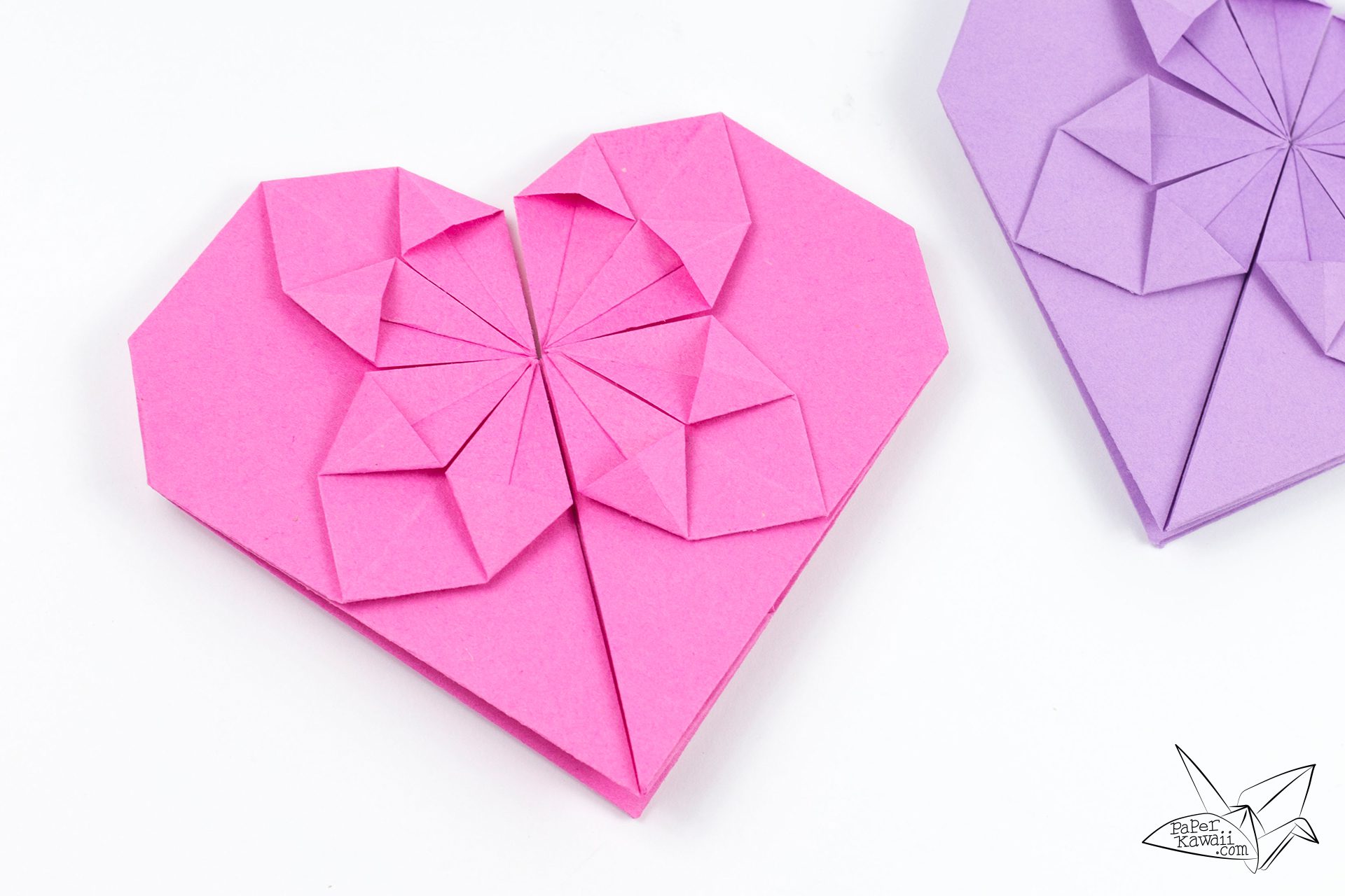 Money Origami Heart Tutorial For Valentines Day Paper Kawaii