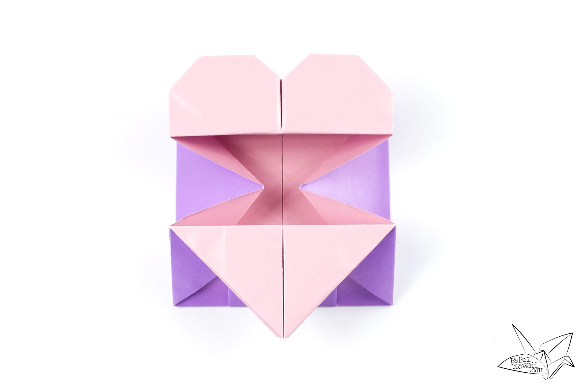 Origami Opening Heart Box / Envelope Tutorial