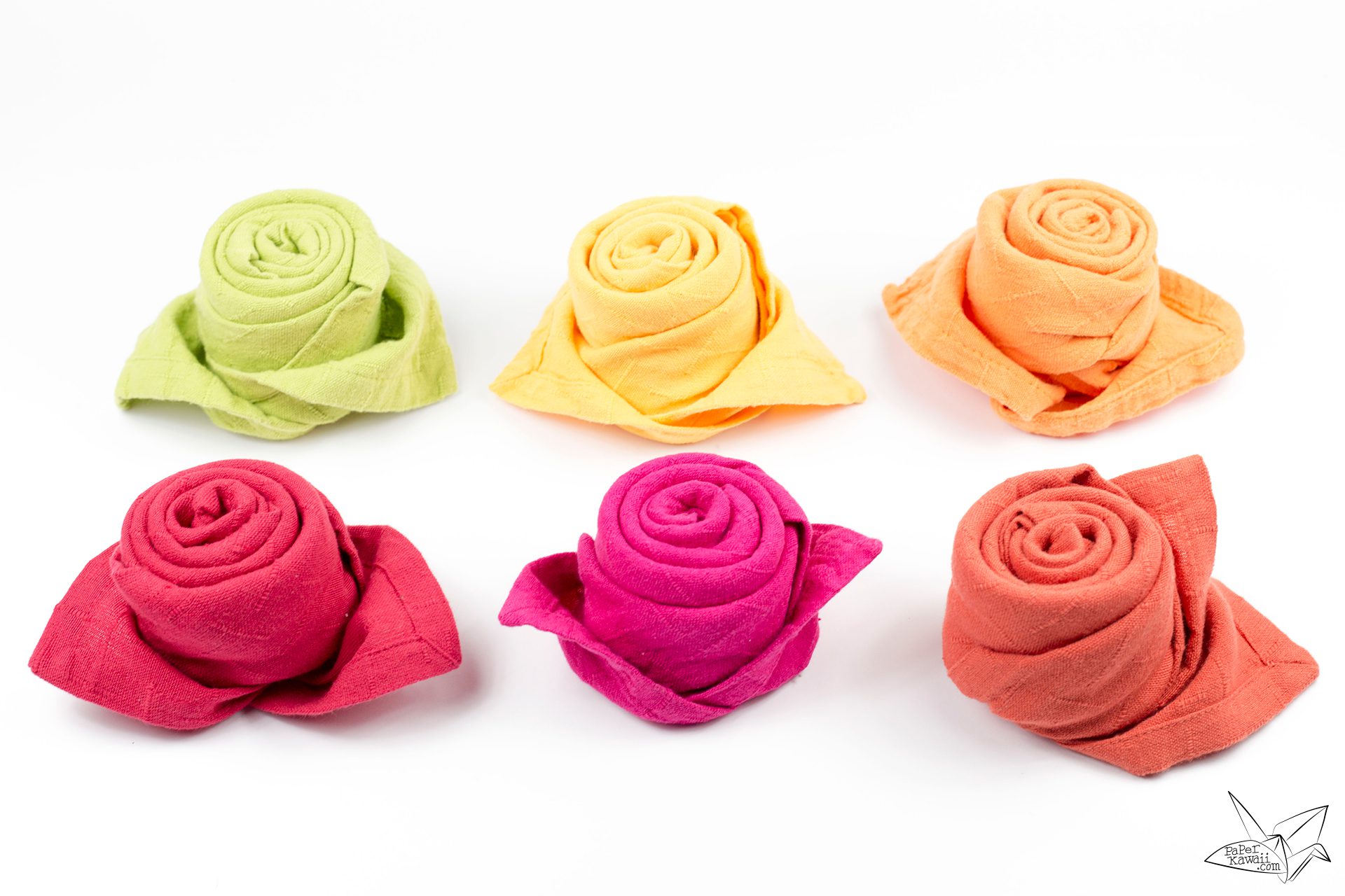 How To Fold A Beautiful Origami Napkin Rose