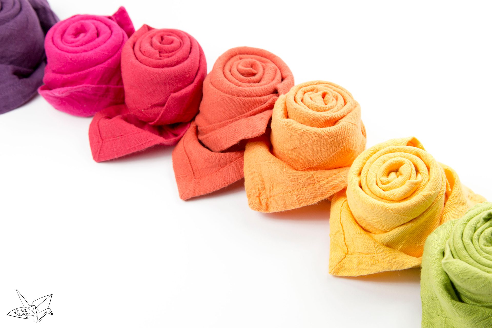 How To Fold A Beautiful Origami Napkin Rose
