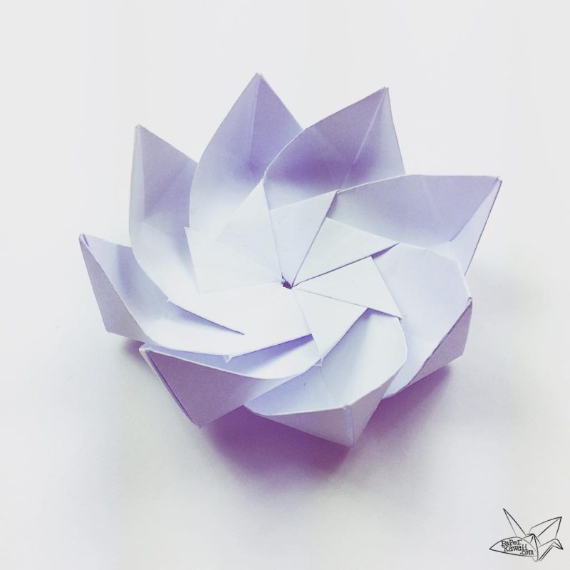 easy origami flower lotus easy origami flower lotus