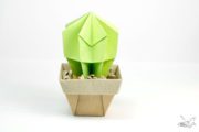 Origami Cactus Tutorial Paper Kawaii 01 180x120