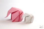 Origami Elephant Instructions Paper Kawaii 06