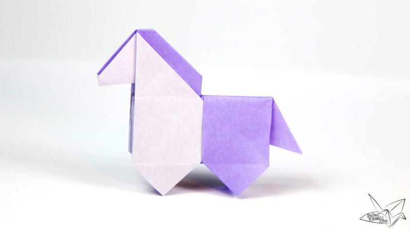 Origami Horse Tutorial Paper Kawaii 01 1