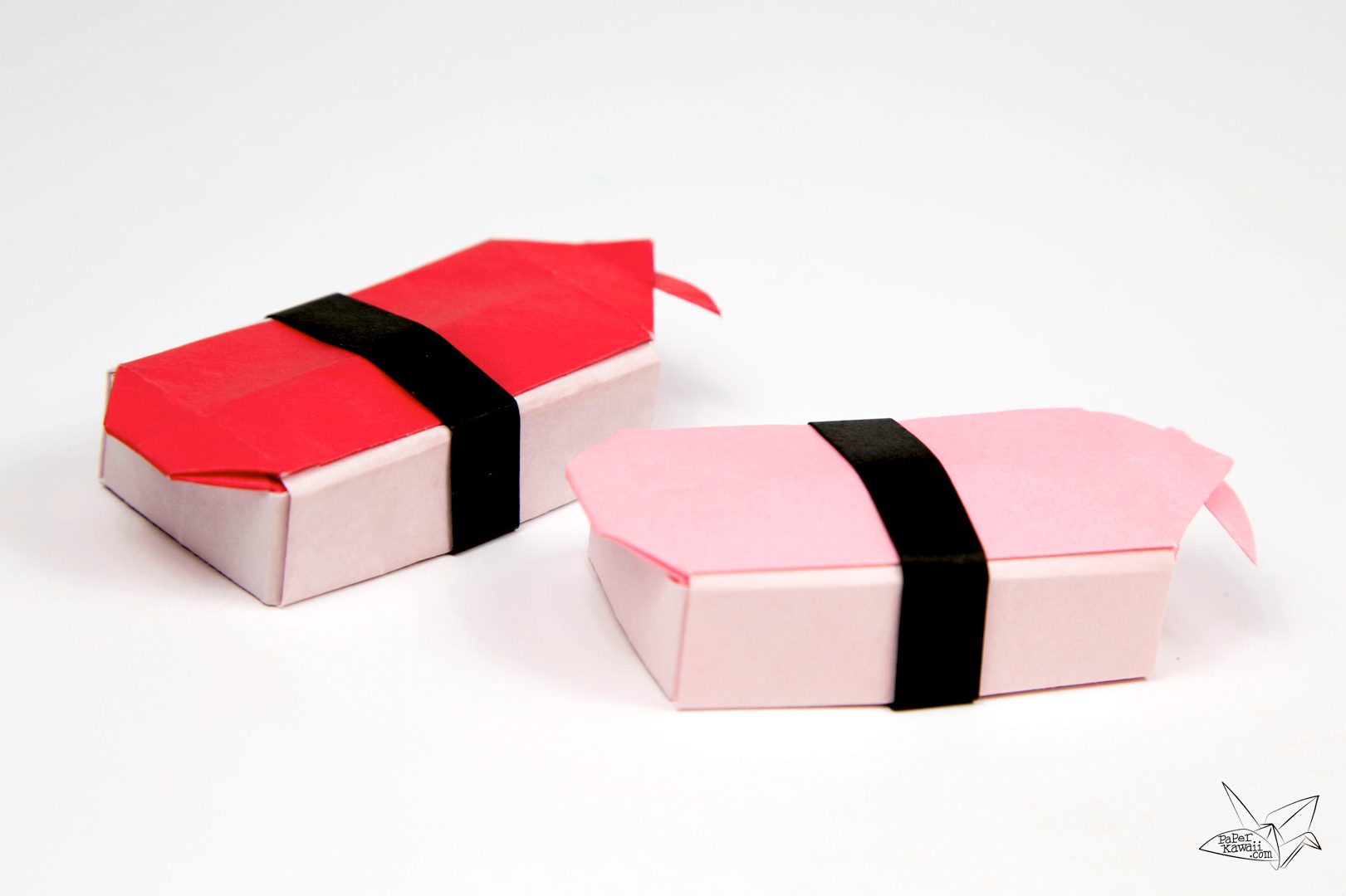 Origami Sushi Boxes Tutorial