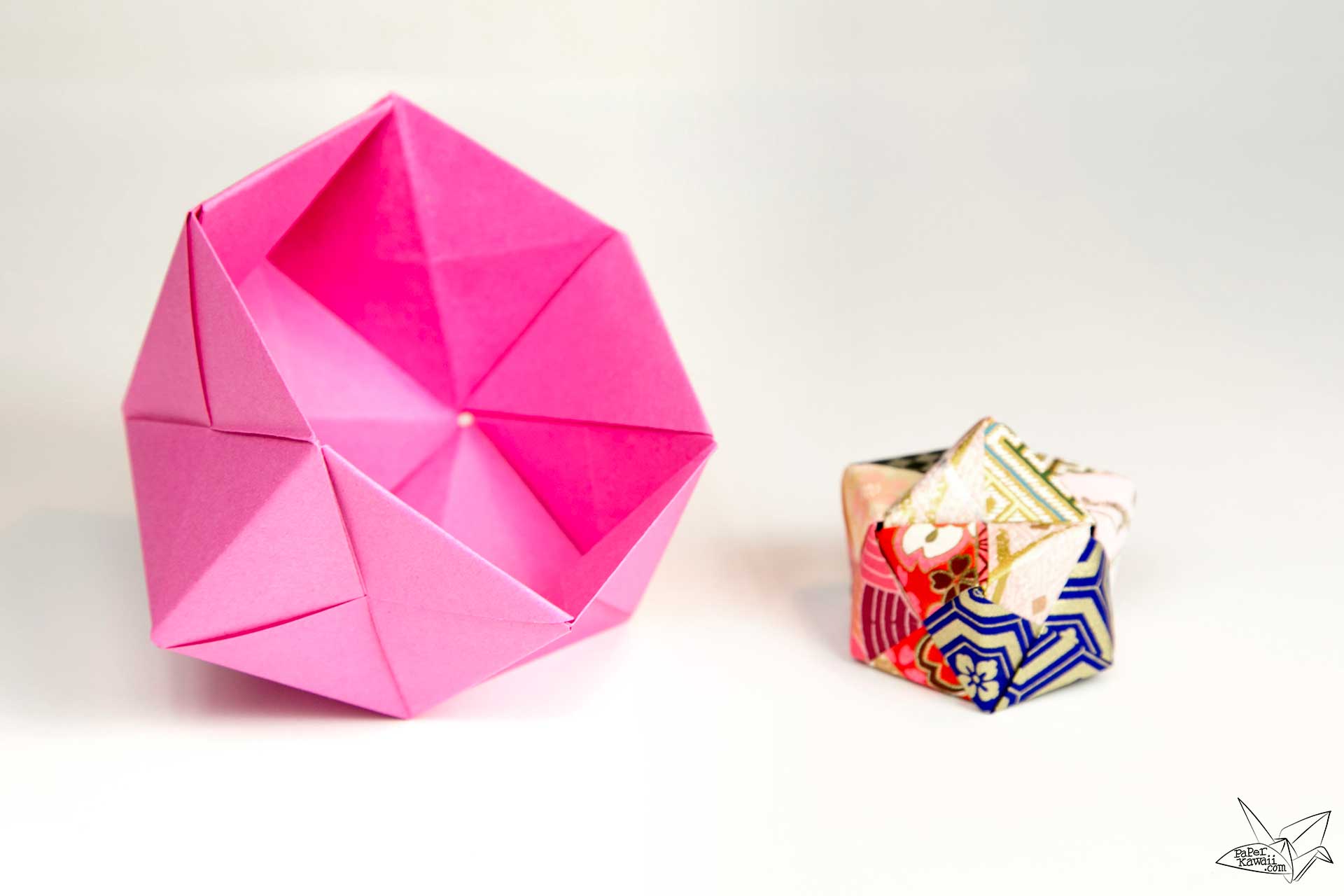 Modular Origami Sonobe Bowl Tutorial