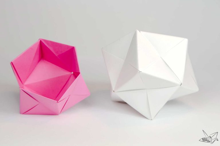 Sonobe Pyramid Modular Origami Sonobe Units Photo Tutorial Step By Step