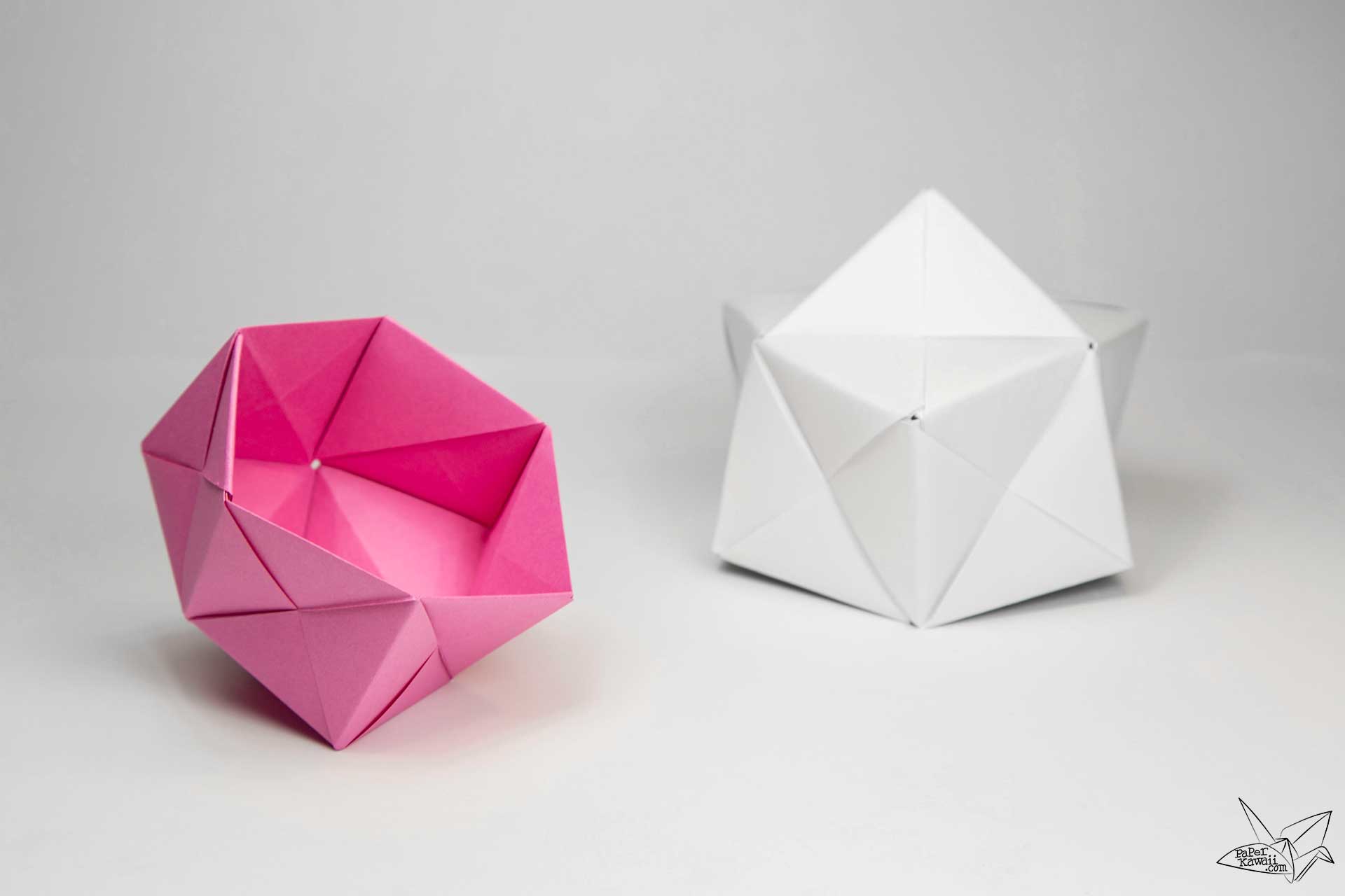 Modular Origami Sonobe Bowl Tutorial