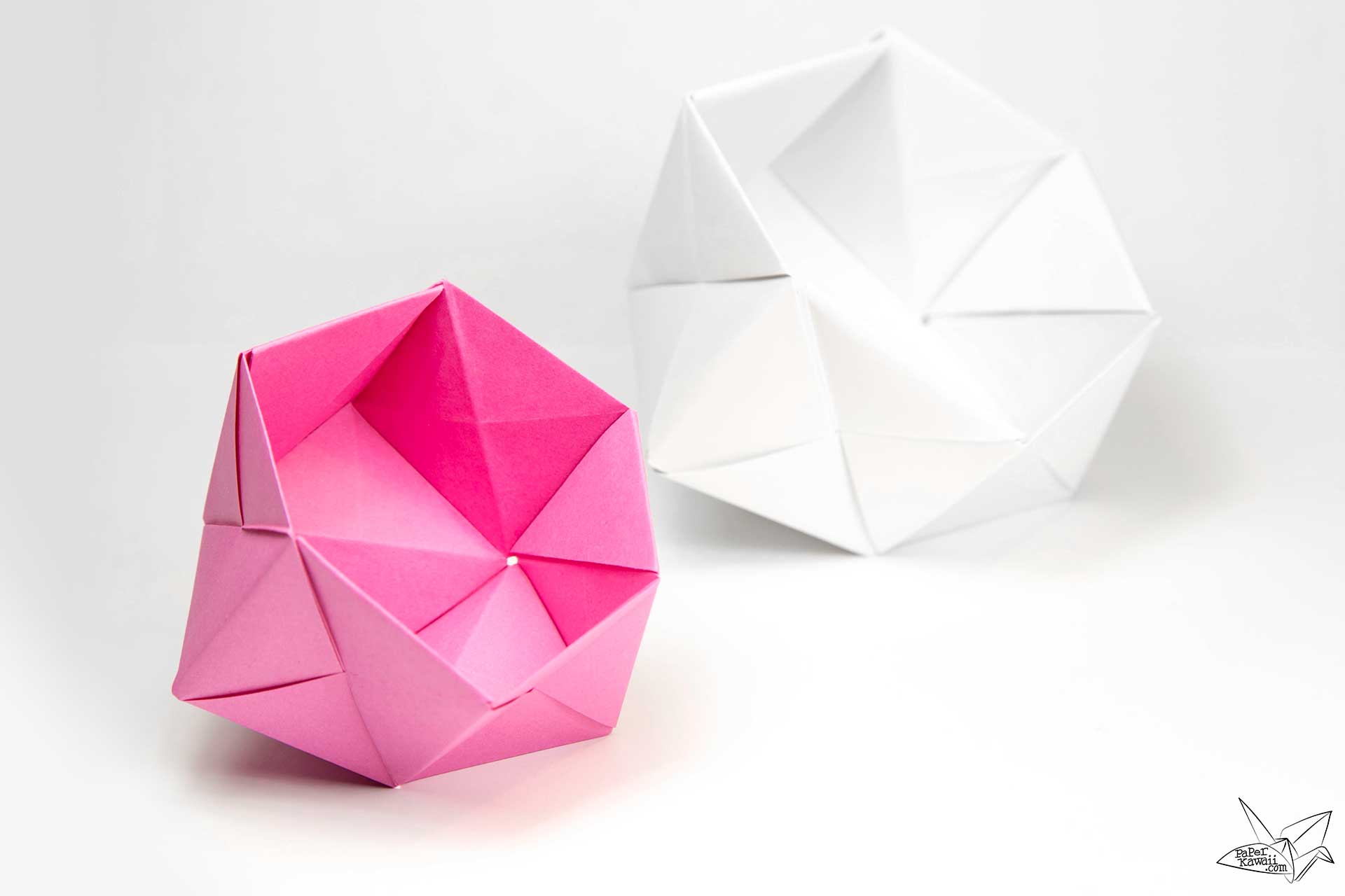 Modular Origami Sonobe Bowl Tutorial