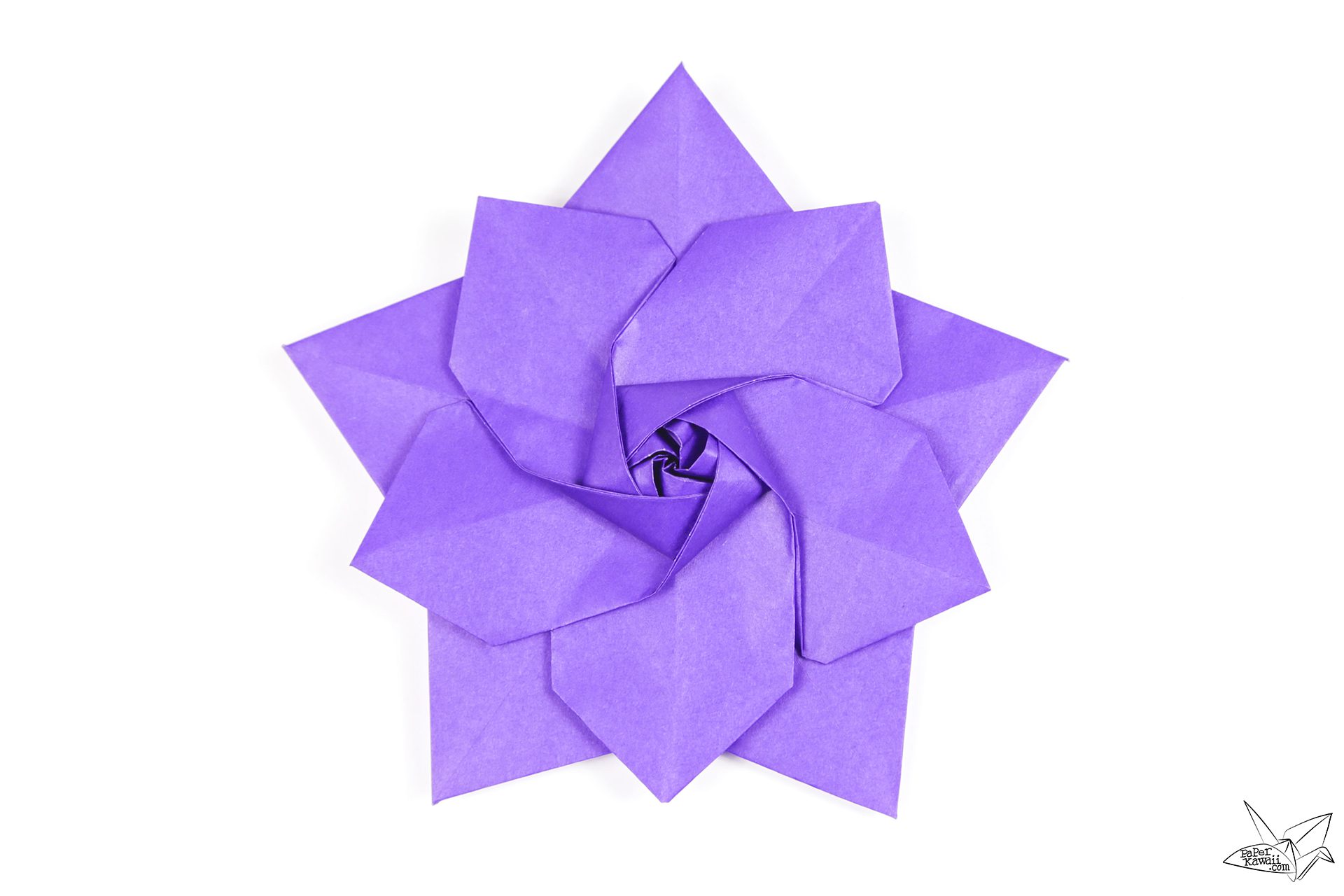 Origami Sakura Star Tutorial - Designed by Ali Bahmani