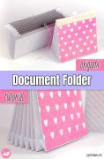 Origami Document Folder Tutorial Paper Kawaii Pin 118x180