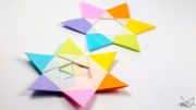 Origami Dual Hexagram Star Tutorial Paper Kawaii 01