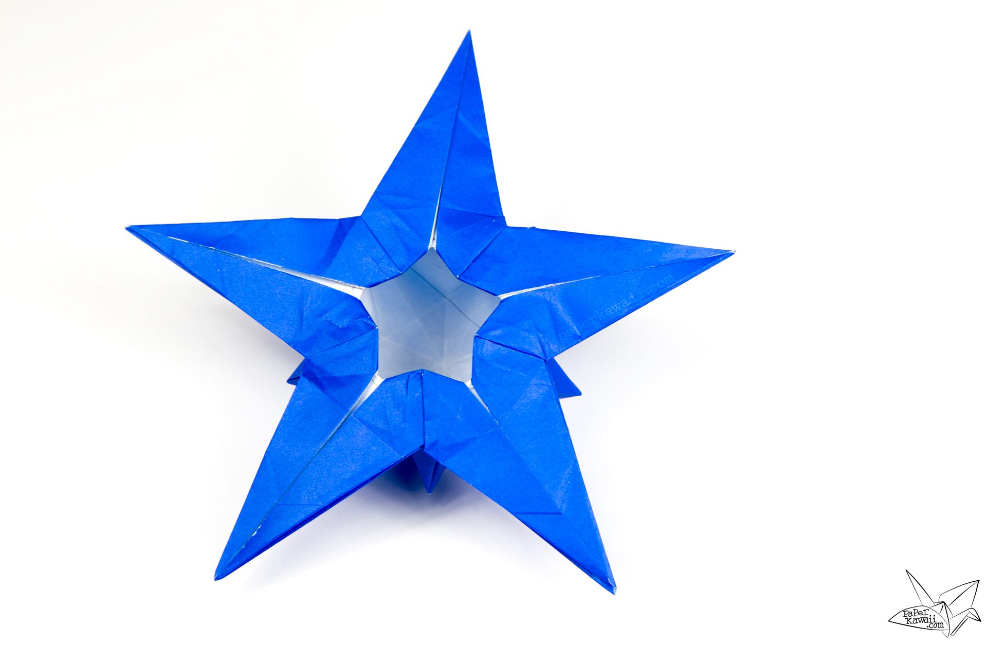Origami Puff Star Tutorial Paper Kawaii 08
