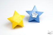 Origami Puffy Star Tutorial Paper Kawaii 02 180x120