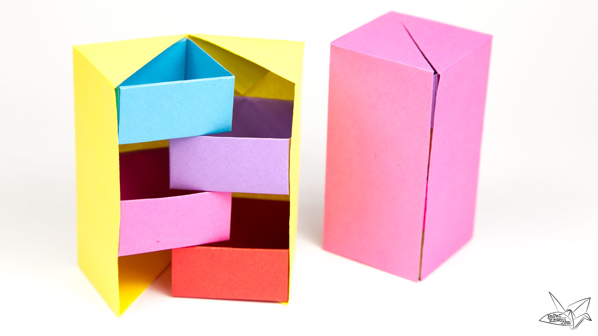 Origami Secret Stepper Box Tutorial