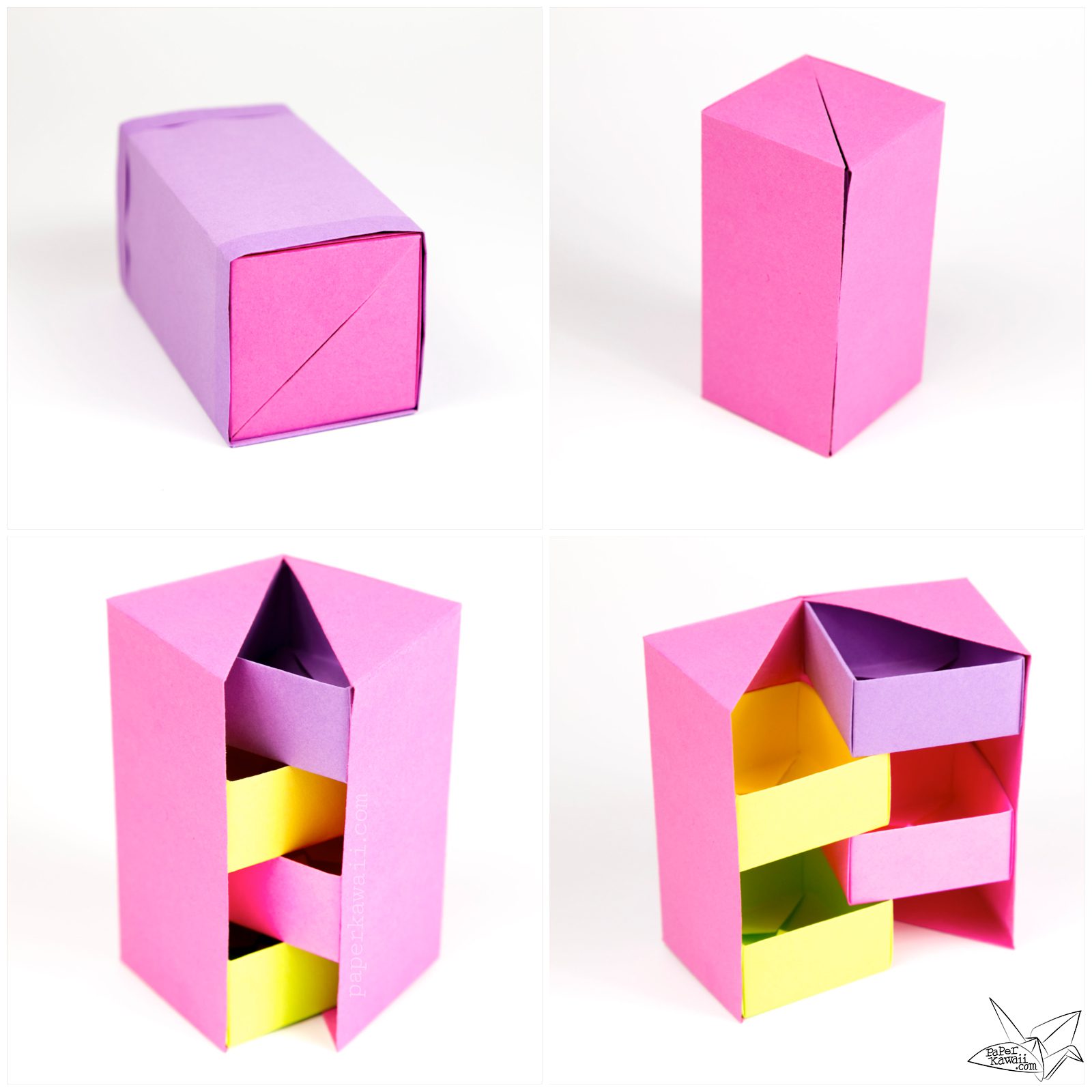 Origami Secret Stepper Box Tutorial