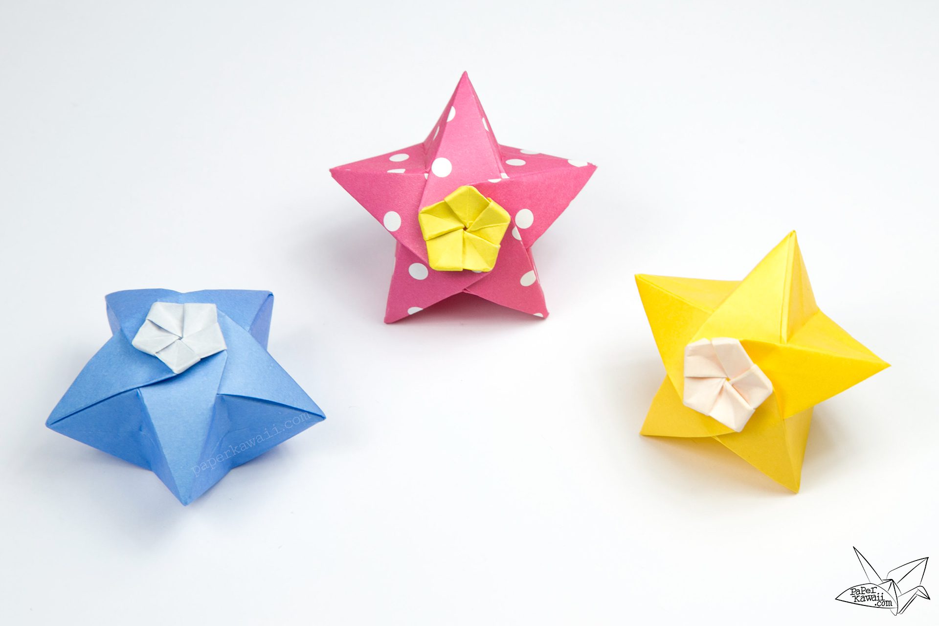 Origami Twinkle Star Tutorial - Puffy Stars - Paper Kawaii