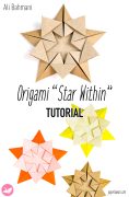 Origami Star Within Paper Kawaii PIN 118x180